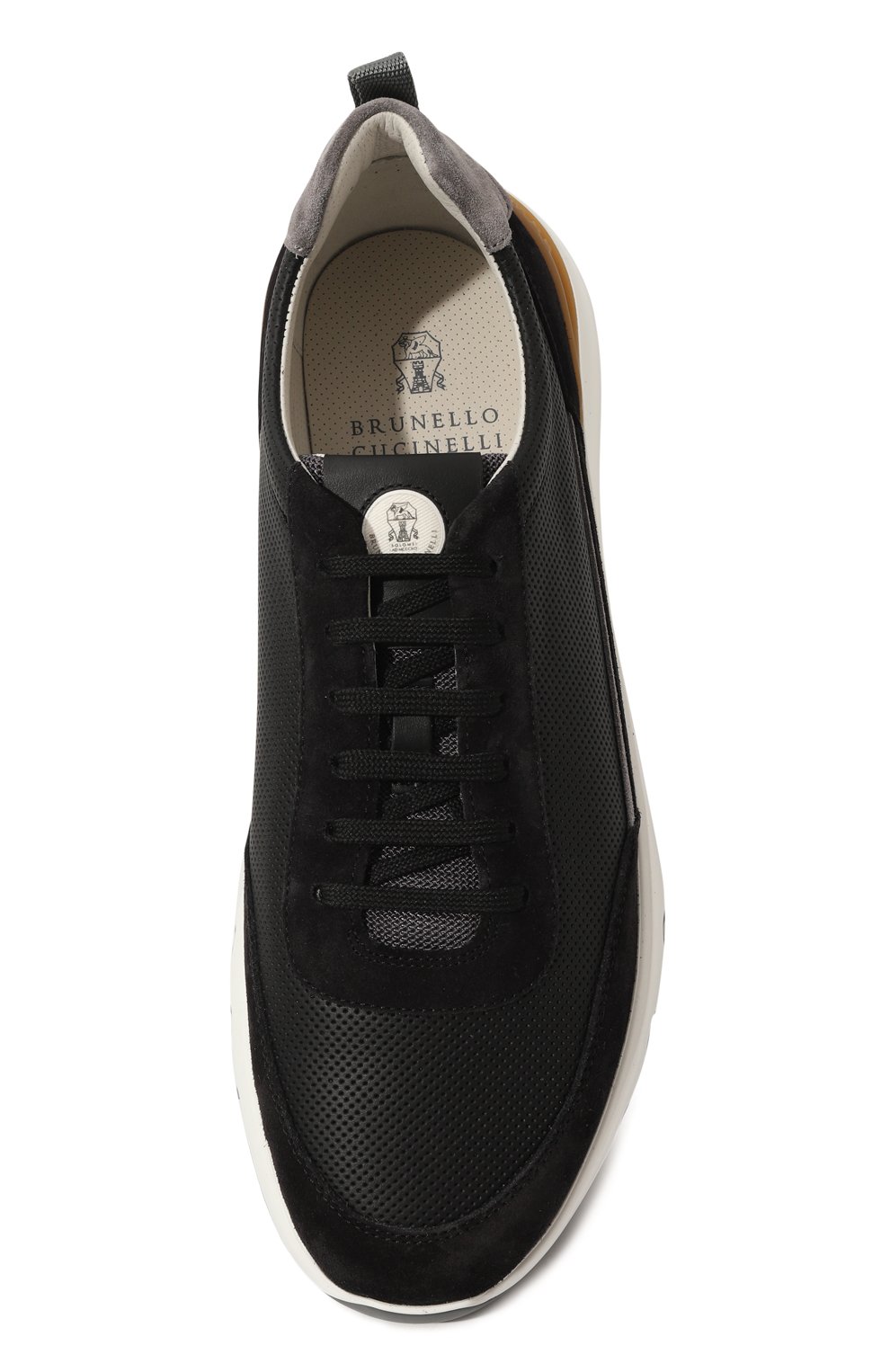 Кожаные кроссовки BRUNELLO CUCINELLI, арт. EZUFSB2232, фото 6