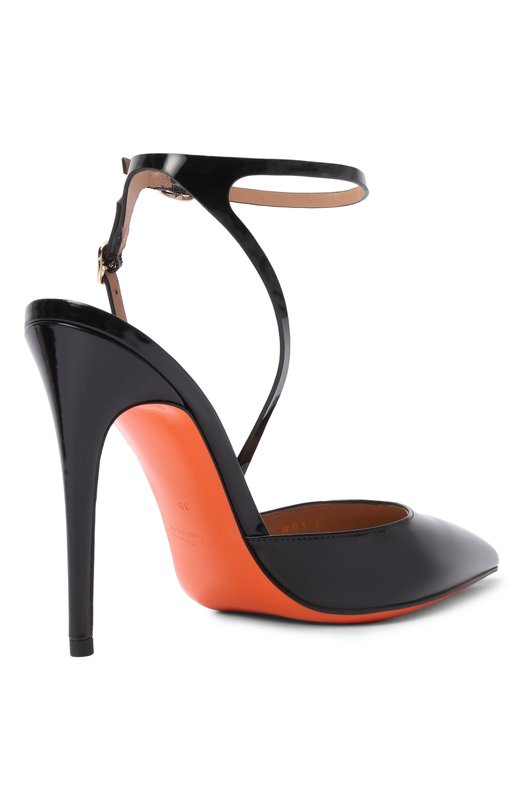 Кожаные туфли Santoni WDSG72266HA2NVHD Чёрный  WDSG72266HA2NVHD Фото 5