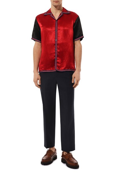 Рубашка из вискозы и льна GUCCI, арт. 568300 ZABX9, фото 2