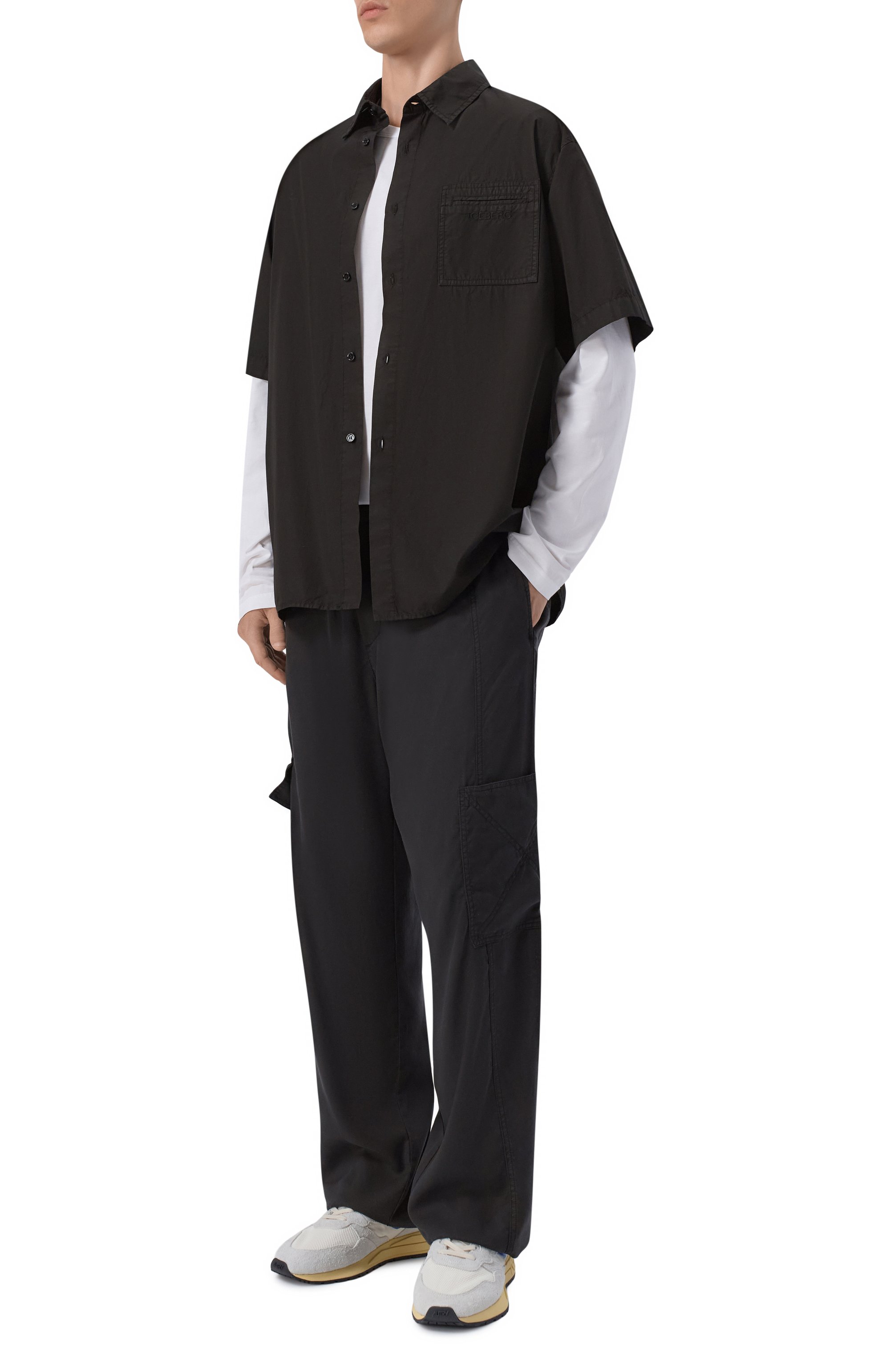 Хлопковая рубашка ICEBERG, арт. G080/0032, фото 2