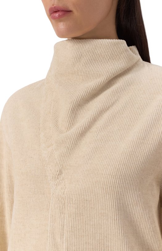Вельветовая рубашка Rick Owens RP02E4242/MLC Бежевый  RP02E4242/MLC Фото 5