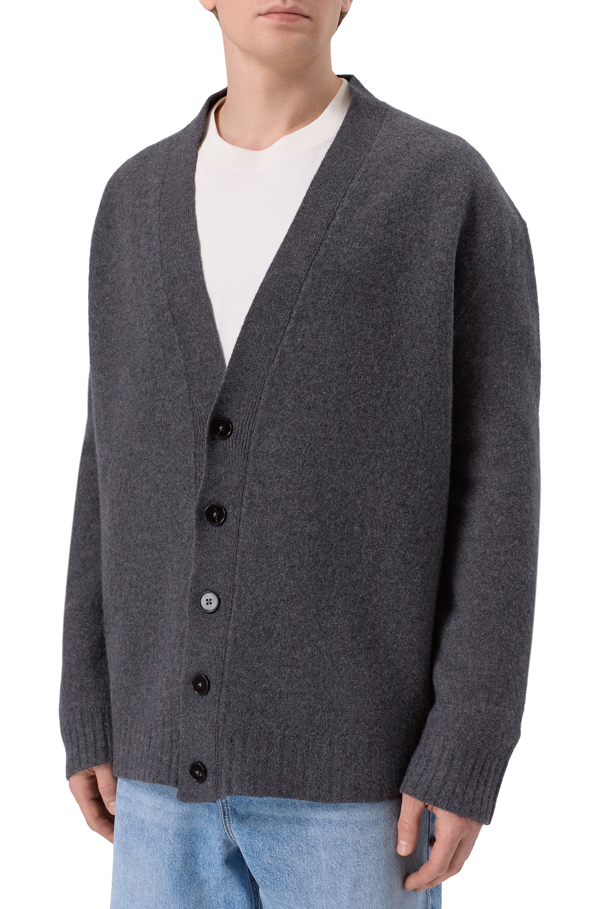 Шерстяной кардиган JIL SANDER, арт. J22HP0005-J14506, фото 3