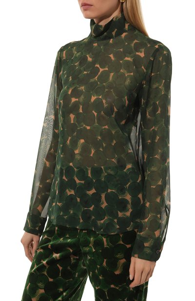 Шелковая блузка DRIES VAN NOTEN, арт. 242-010703-9174, фото 3