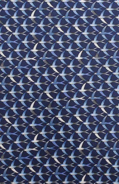 Шелковый галстук LANVIN темно-синего цвета по цене 11950 руб., арт. 2339/TIE, фото 3 Шелковый галстук LANVIN, арт. 2339/TIE, фото 3