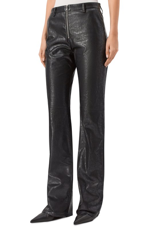 Брюки из вискозы MSGM 3941MDP11/257616 Чёрный  3941MDP11/257616 Фото 3