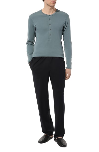 Хлопковый лонгслив-хенли TOM FORD, арт. T4M15104/424, фото 2