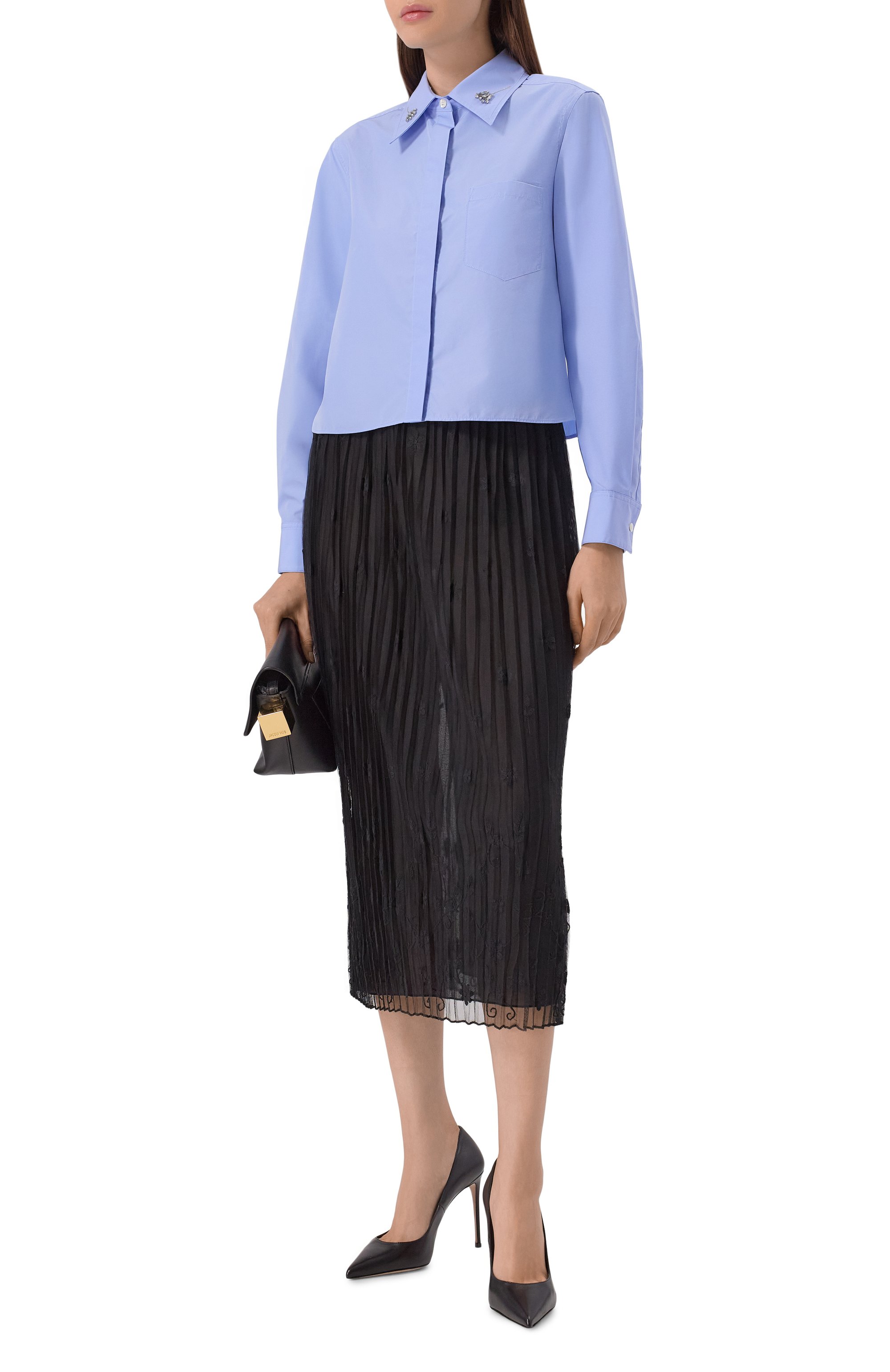 Хлопковая рубашка 3.1 PHILLIP LIM, арт. F251-21738LCE, фото 2