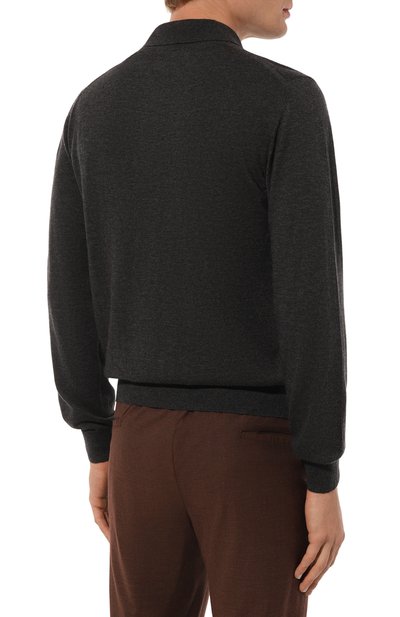 Поло из шерсти и кашемира CORNELIANI, арт. 94M579-9425184, фото 4