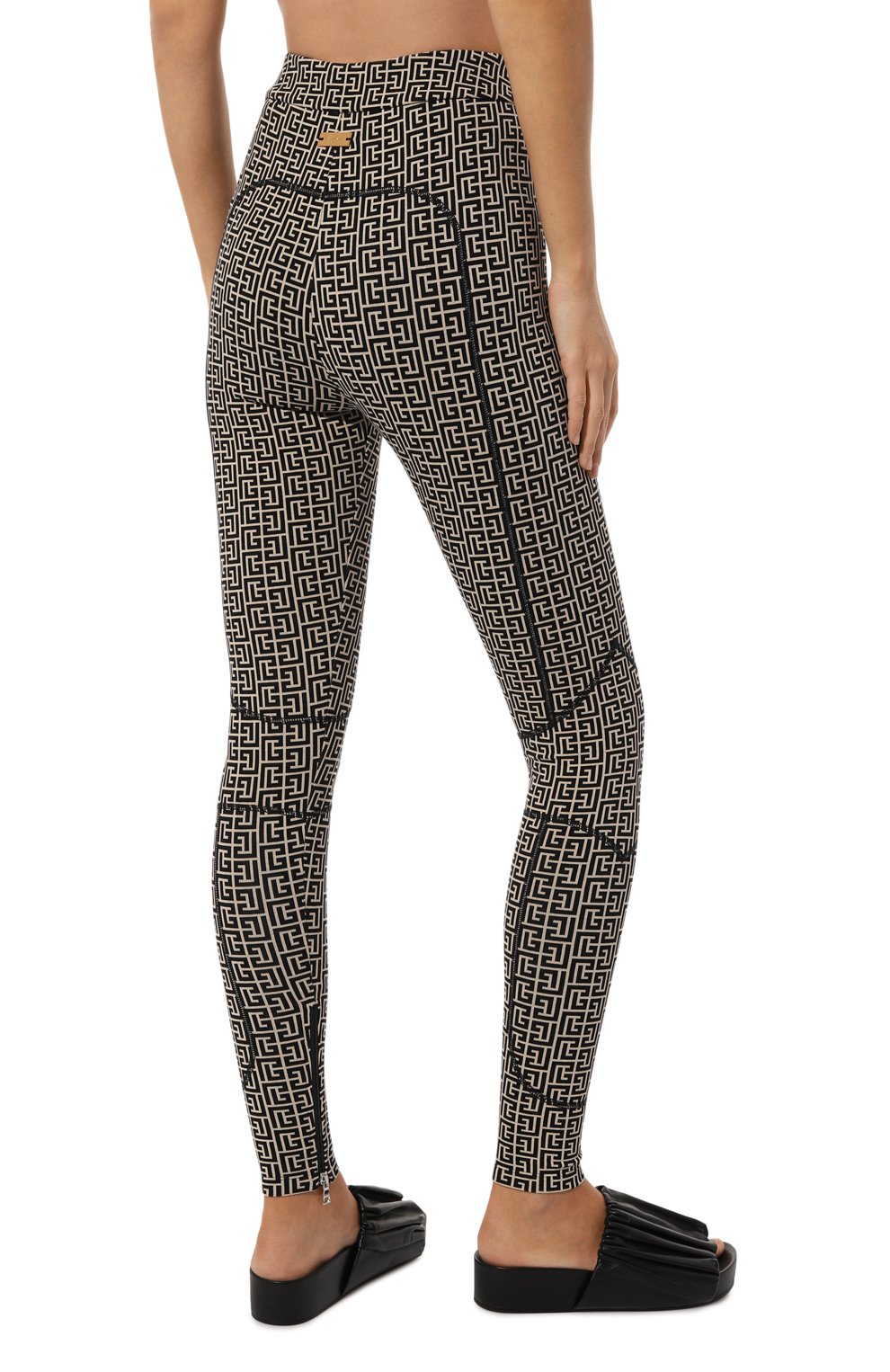 Хлопковые легинсы BALMAIN, арт. AF10C030JD57, фото 4