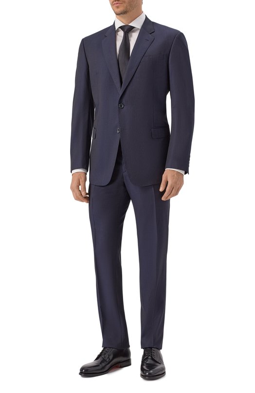 Шерстяной костюм Giorgio Armani 8WGAV001/T02C1 Синий 8WGAV001/T02C1