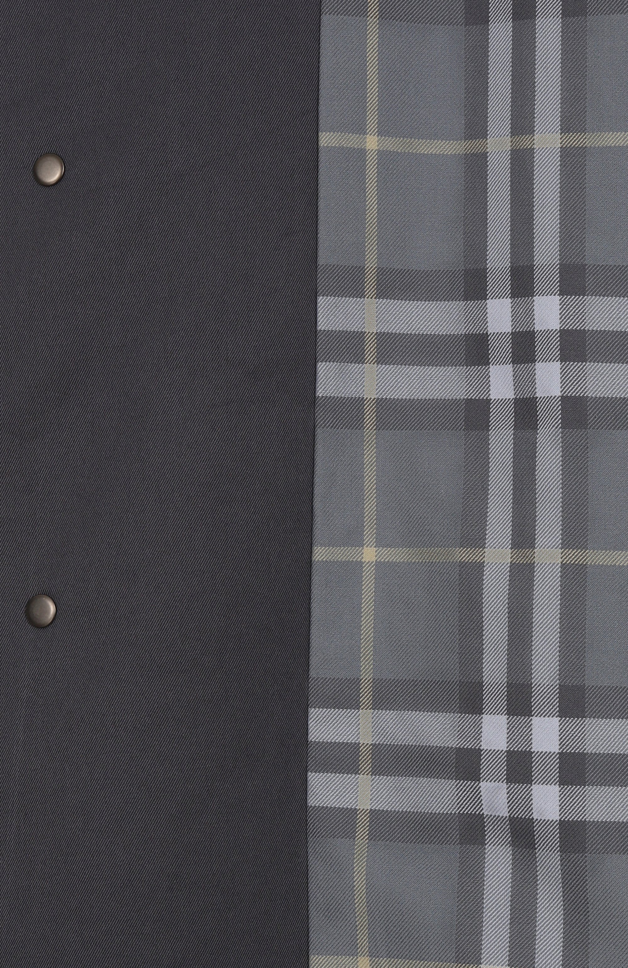 Хлопковый плащ BURBERRY темно-серого цвета по цене 317500 руб., арт. 8106366, фото 7 Хлопковый плащ BURBERRY, арт. 8106366, фото 7