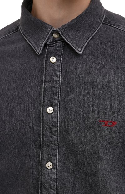 Джинсовая рубашка DIESEL, арт. A03534/0CGAC, фото 5