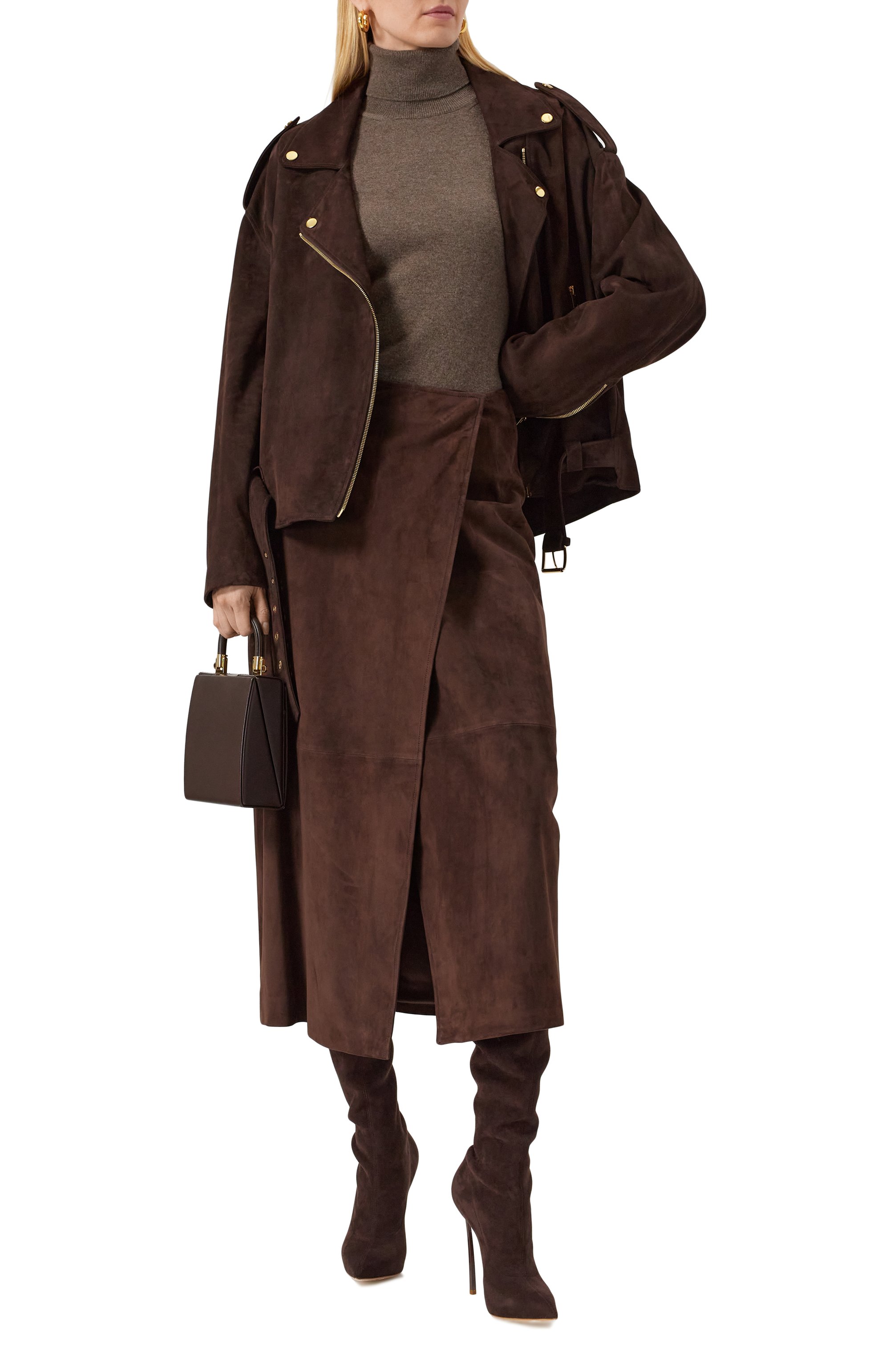 Замшевая юбка MVST, арт. ZBET-Y460/Z1940-1, фото 2