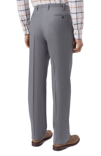 Шерстяные брюки KITON серого цвета по цене 213000 руб., арт. UPNFCK0626G, фото 4 Шерстяные брюки KITON, арт. UPNFCK0626G, фото 4