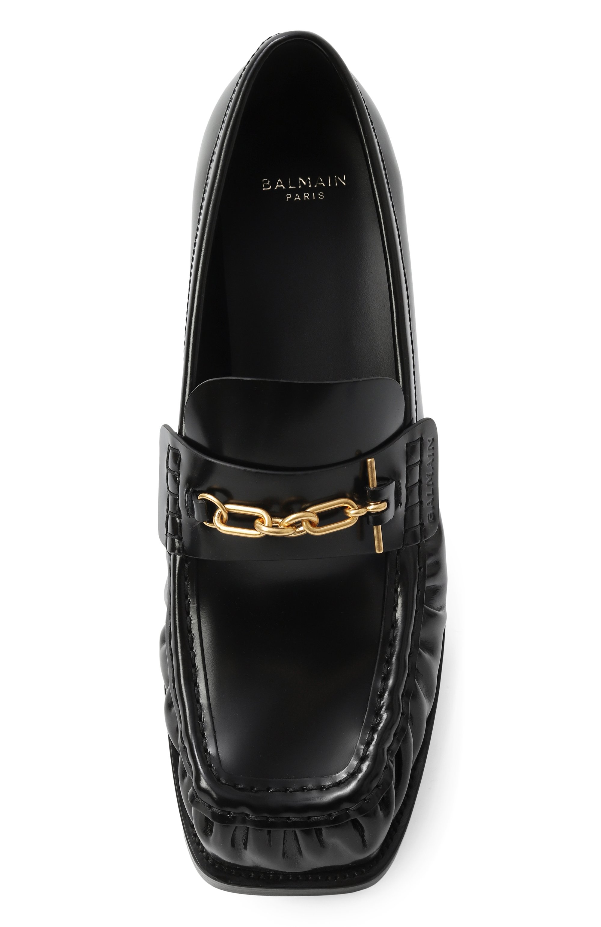 Кожаные лоферы sync BALMAIN, арт. FM1U0376/LSPZ, фото 6