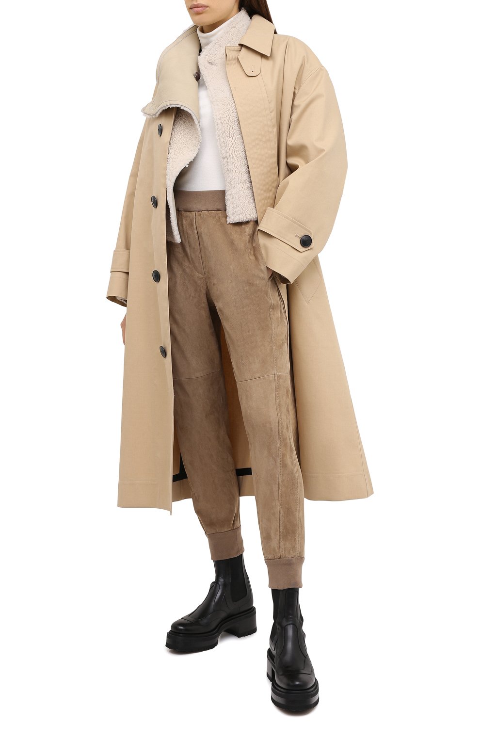Замшевые джоггеры BRUNELLO CUCINELLI, арт. M0W30P7409, фото 2
