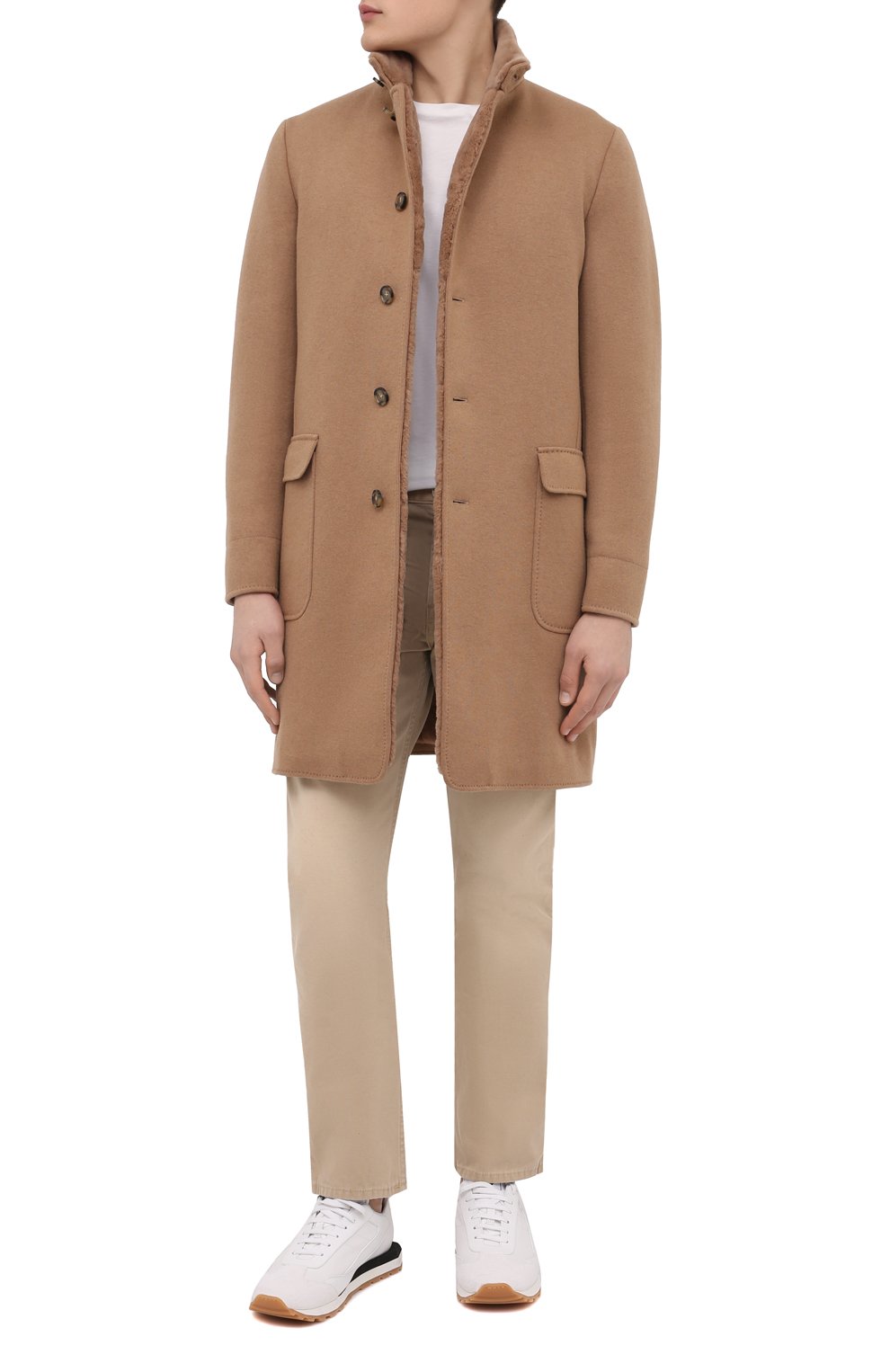 Шерстяное пальто с меховой подкладкой LORO PIANA, арт. FAL9177, фото 2