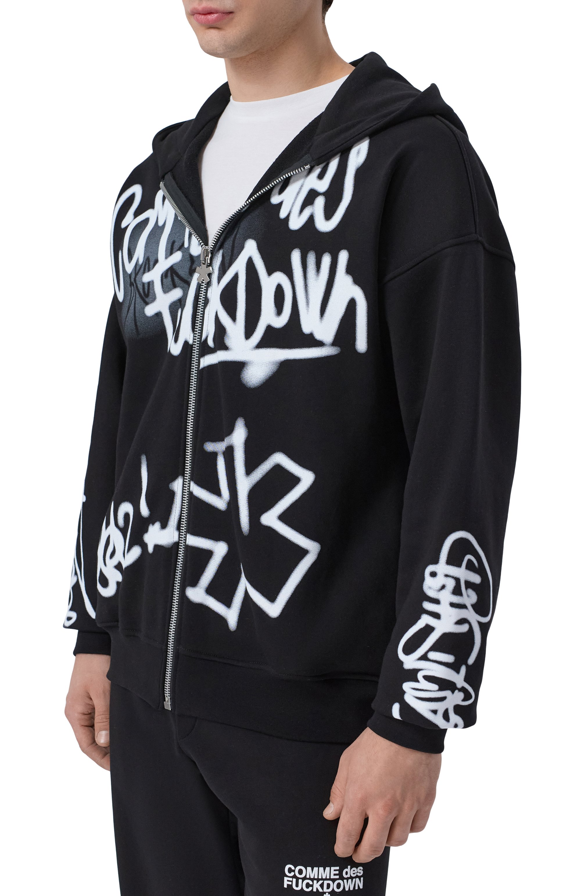Хлопковая толстовка COMME DES FUCKDOWN, арт. CFABM01943, фото 3