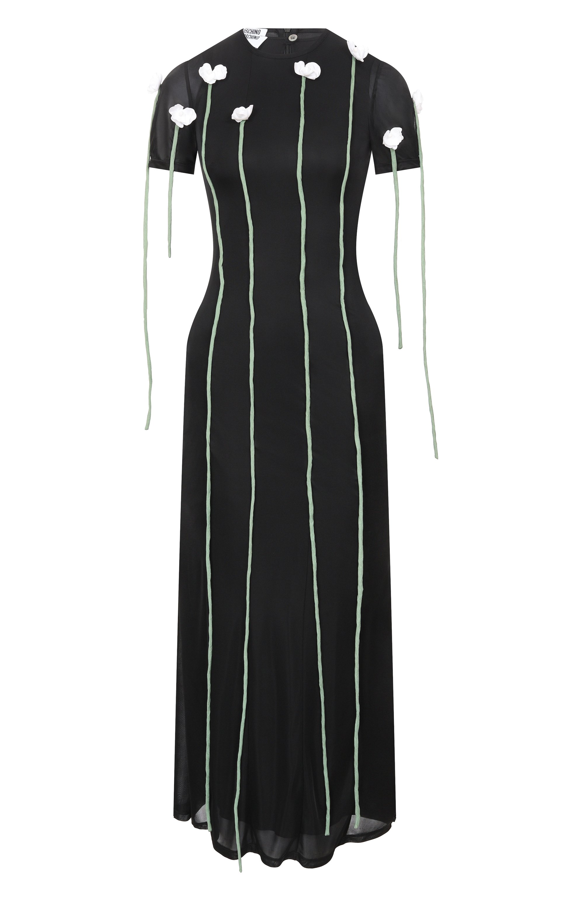 Платье MOSCHINO черного цвета по цене 177500 руб., арт. A0423/0446, фото 1 Платье MOSCHINO, арт. A0423/0446, фото 1