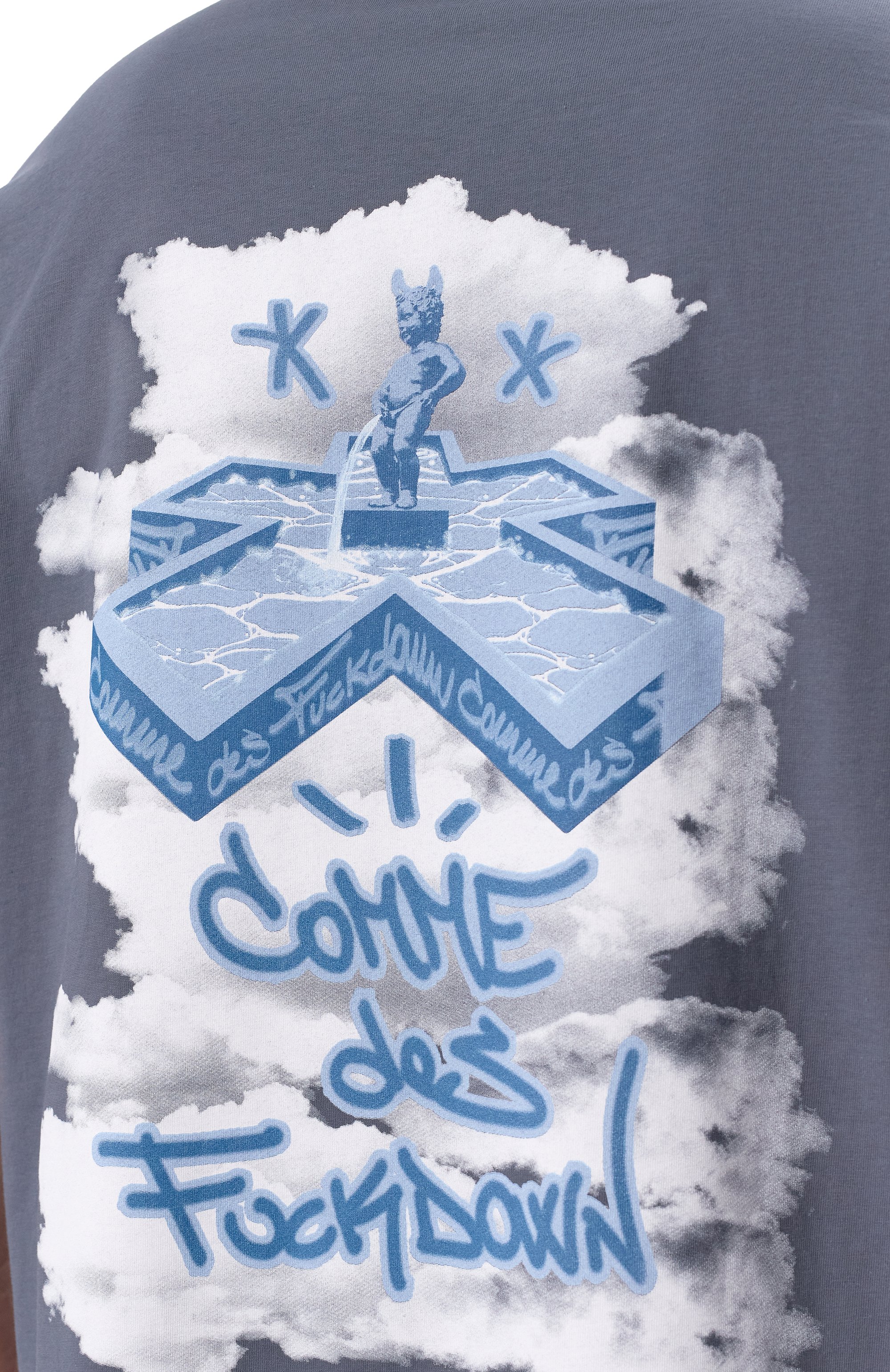 Хлопковая футболка COMME DES FUCKDOWN, арт. CFABM01590, фото 5