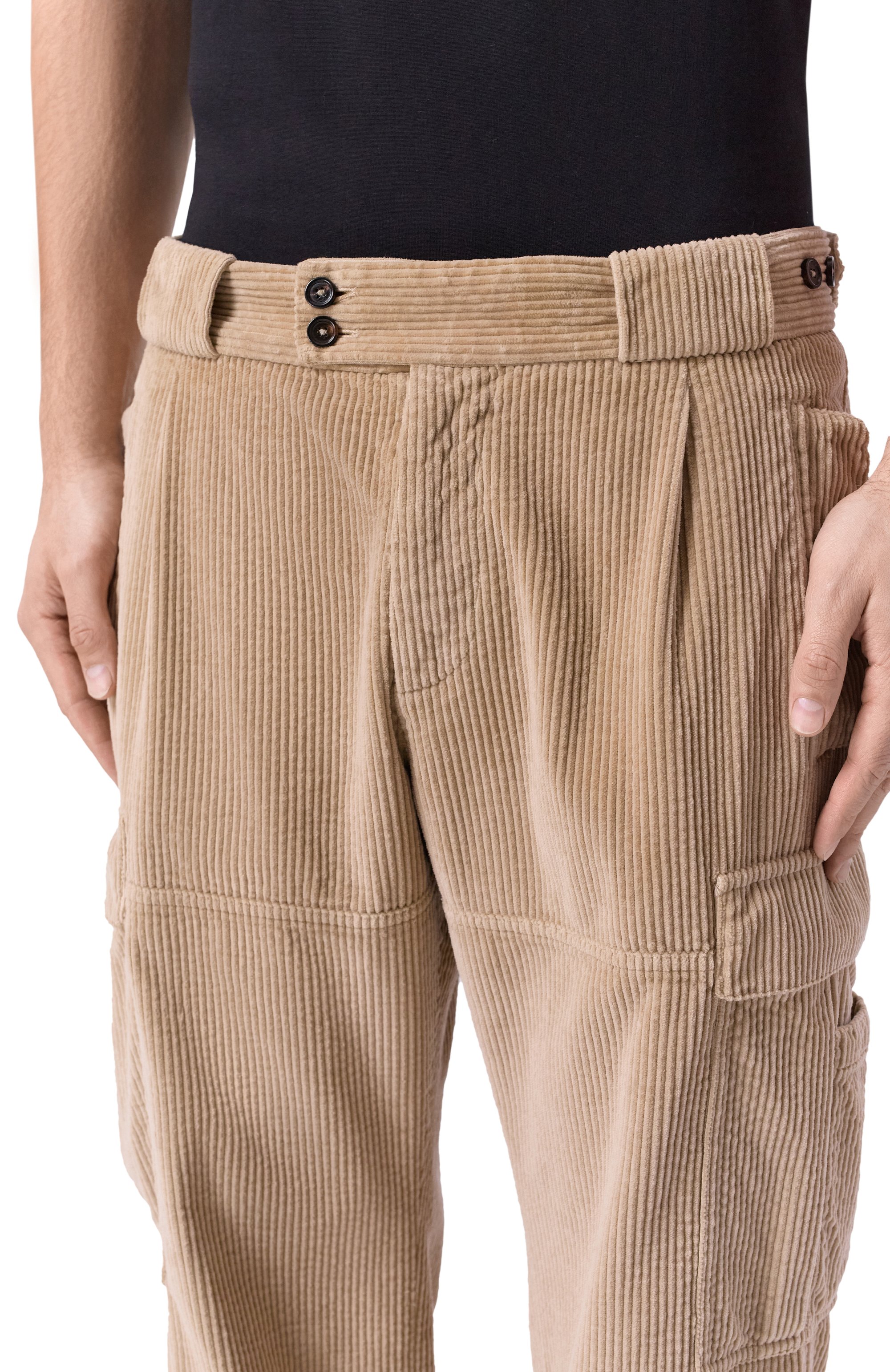 Вельветовые брюки-карго DOLCE & GABBANA, арт. GP13YT/G8NN6, фото 5