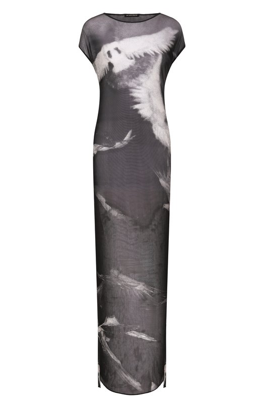 Платье Ann Demeulemeester B0011972/FA657 Чёрно-белый B0011972/FA657