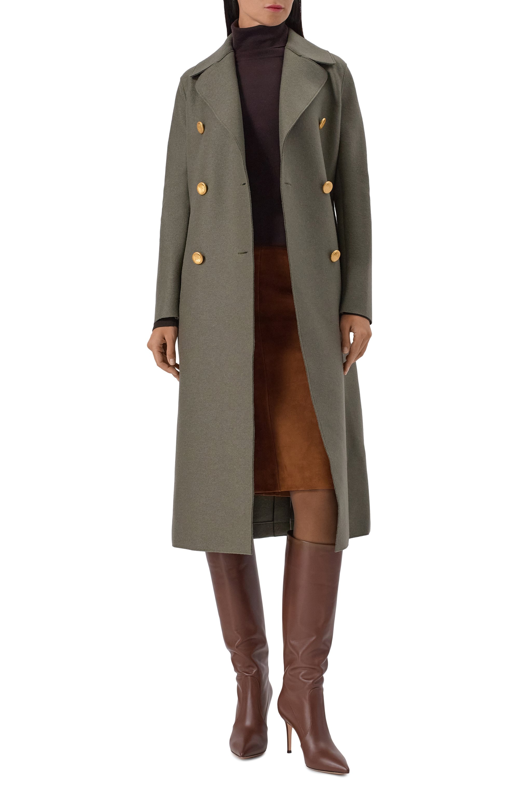 Шерстяное пальто HARRIS WHARF LONDON, арт. AC1278MLK, фото 2