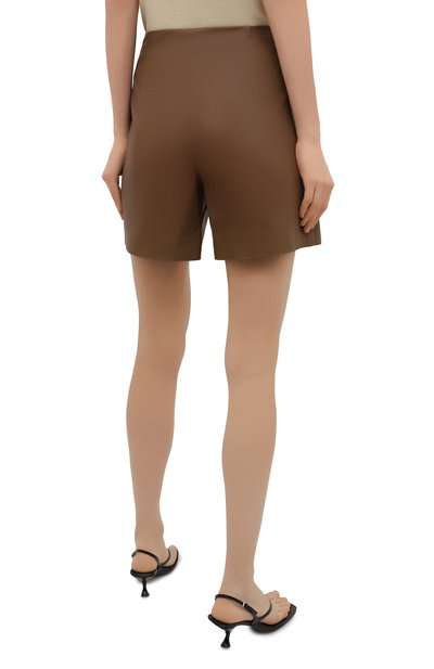 Кожаные шорты VINCE, арт. V720421922, фото 4