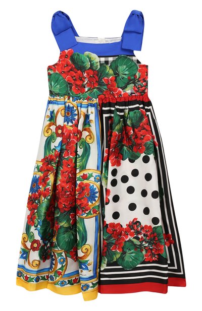 Шелковый сарафан DOLCE & GABBANA, арт. L51DH4/LA305/8-14, фото 1