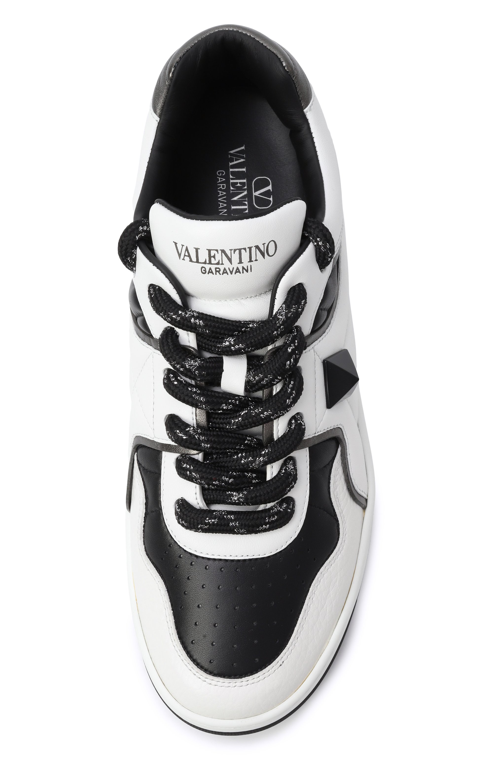 Кожаные кеды one stud xl VALENTINO, арт. 7Y2S0G37/WRI, фото 6