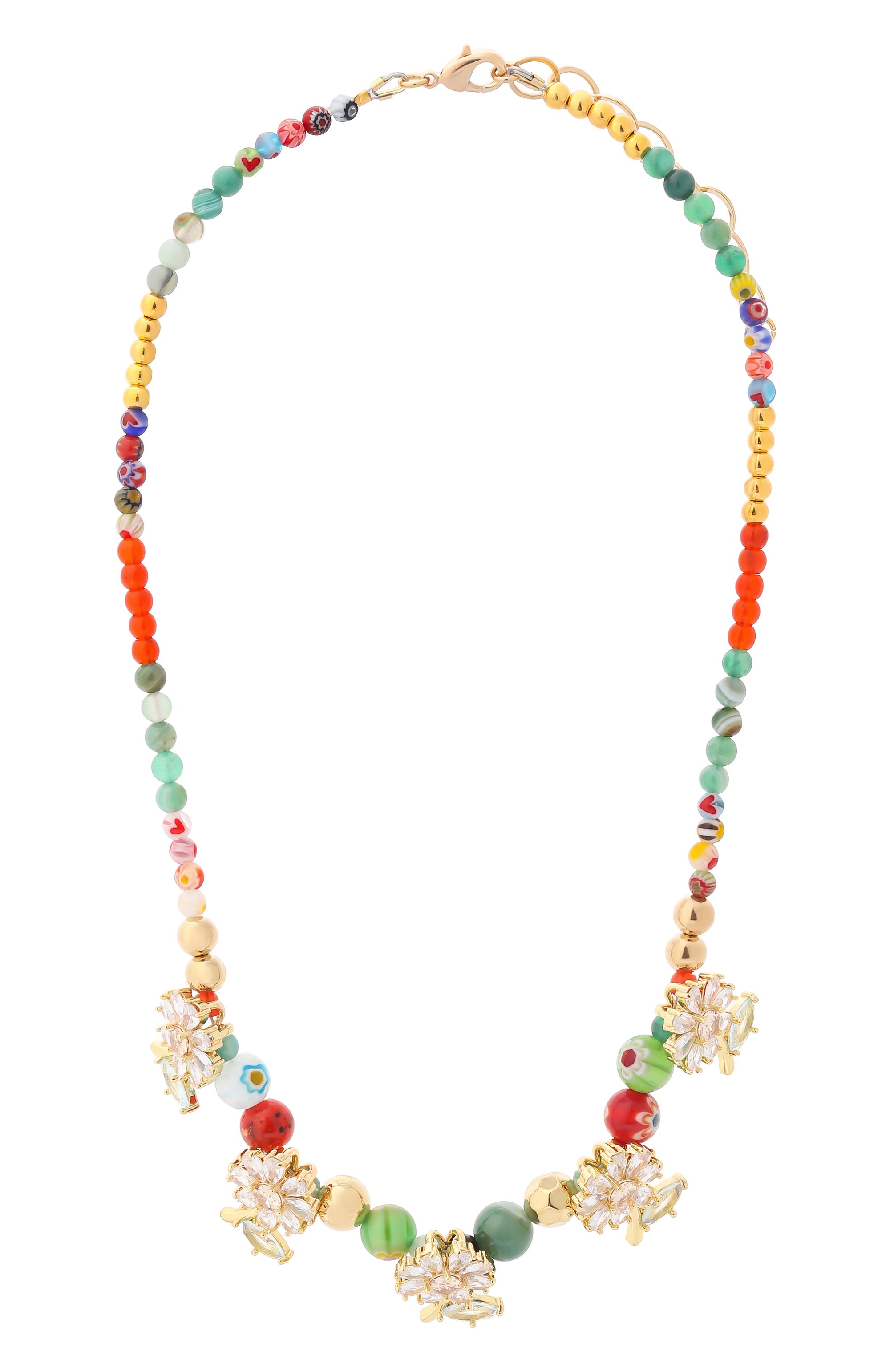 Колье ANTON HEUNIS разноцветного цвета по цене 28350 руб., арт. MLR1.04, фото 1 Колье ANTON HEUNIS, арт. MLR1.04, фото 1