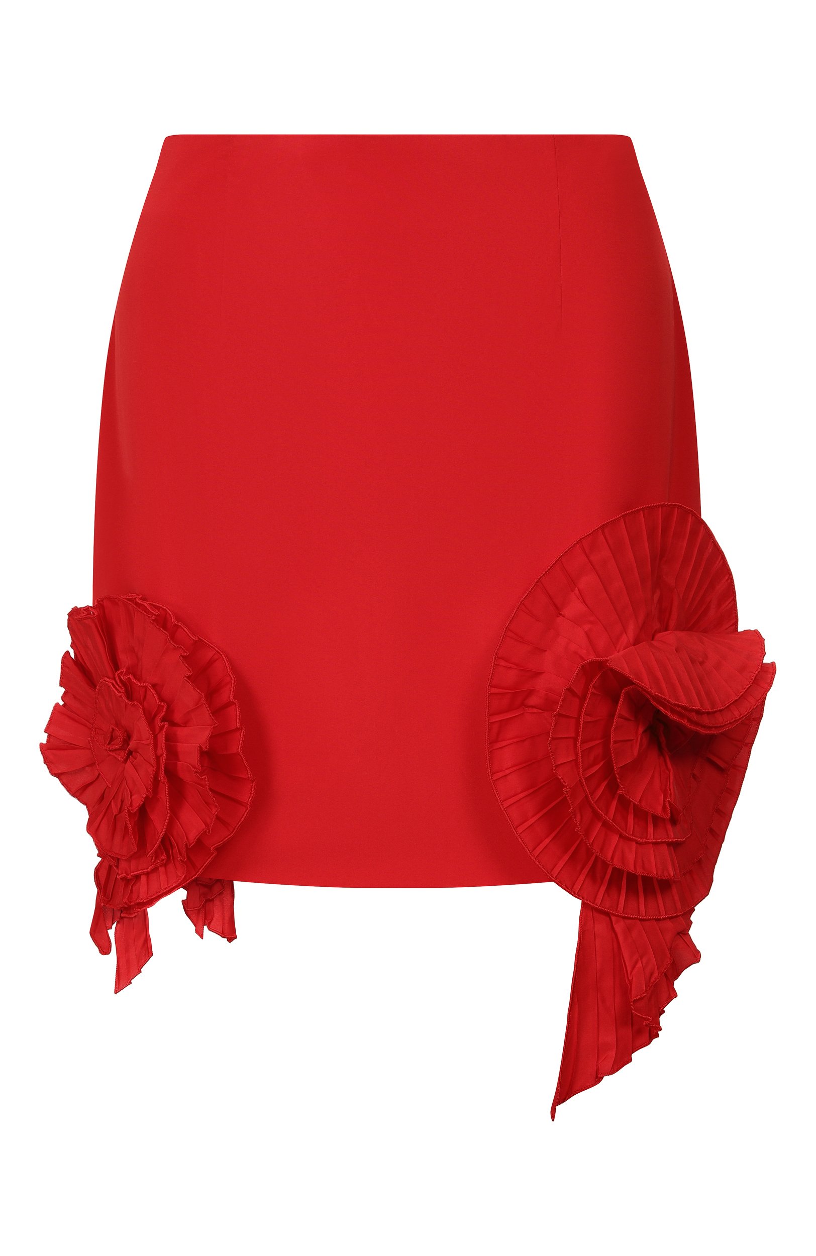 Юбка BLUMARINE красного цвета по цене 77800 руб., арт. RF6050/T8864, фото 1 Юбка BLUMARINE, арт. RF6050/T8864, фото 1