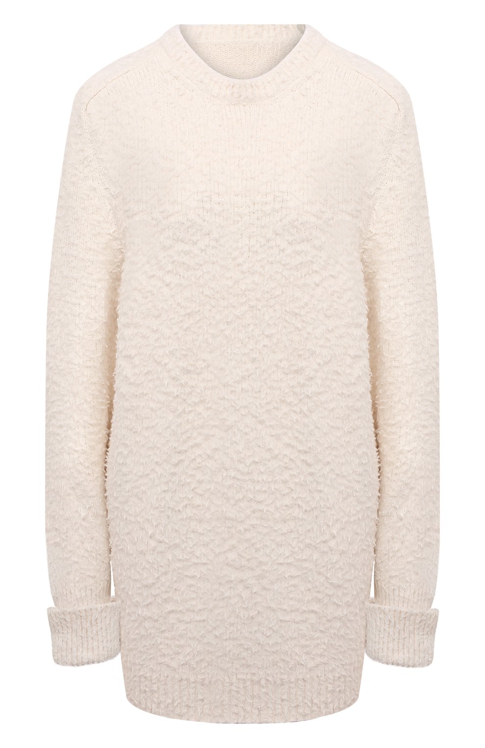 Хлопковый свитер MAISON MARGIELA кремового цвета по цене 88900 руб., арт. S51GP0225/S17664, фото 1 Хлопковый свитер MAISON MARGIELA, арт. S51GP0225/S17664, фото 1