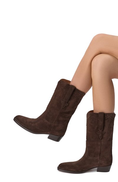 Замшевые казаки hilda 35 PARIS TEXAS, арт. PX1452/XWACS, фото 3