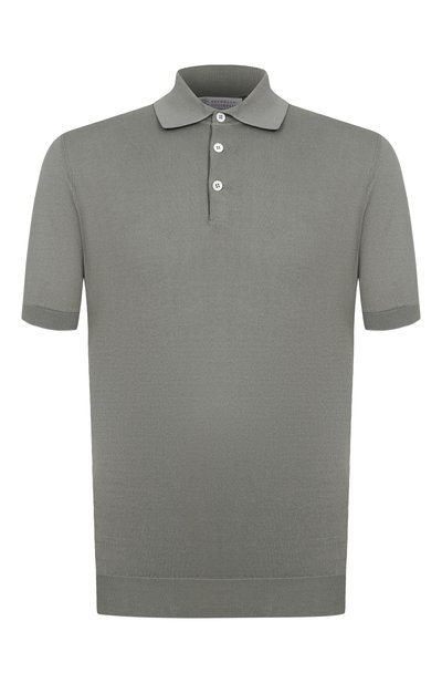 Мужская хлопковое поло BRUNELLO CUCINELLI, арт. M29800125