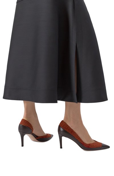 Комбинированные туфли KITON, арт. D58829K0522H03, фото 3