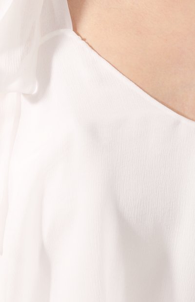 Шелковое платье TEREKHOV GIRL белого цвета по цене 34750 руб., арт. 2DE055/1091.101/S20, фото 5 Шелковое платье TEREKHOV GIRL, арт. 2DE055/1091.101/S20, фото 5