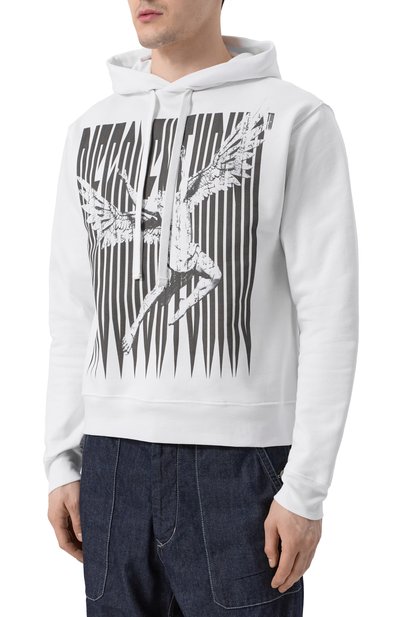 Хлопковое худи DIEGO VENTURINO, арт. DVFLHDVI, фото 3