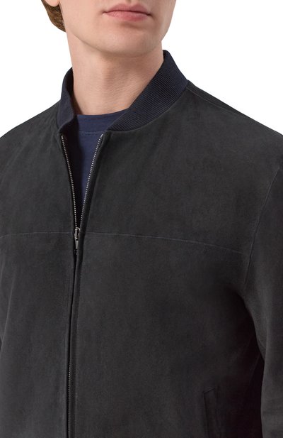 Замшевый бомбер ANDREA CAMPAGNA, арт. 232621/AC/00332I, фото 5