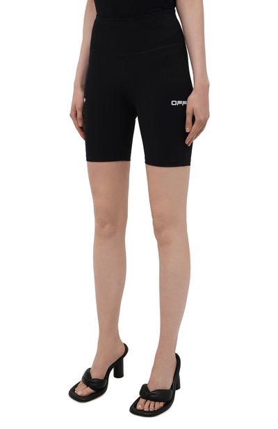 Шорты OFF-WHITE черного цвета по цене 15650 руб., арт. 0WVH009V21JER001, фото 3 Шорты OFF-WHITE, арт. 0WVH009V21JER001, фото 3