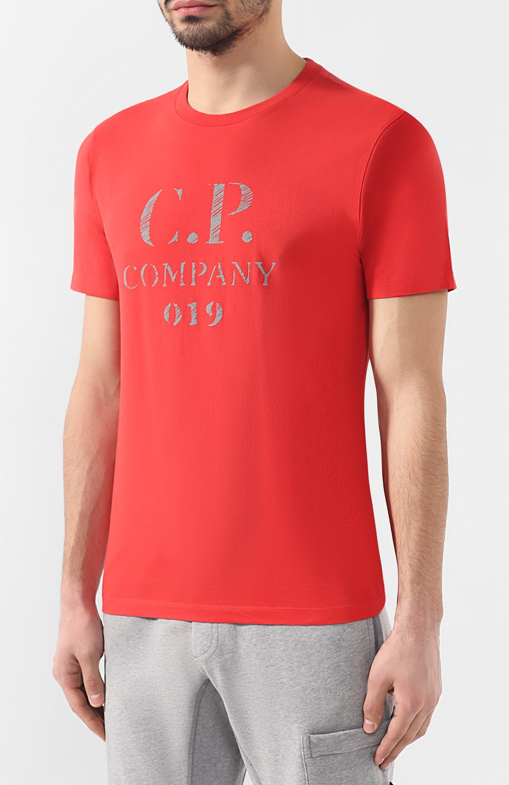 Хлопковая футболка  C.P. COMPANY, арт. 06CMTS158A-005100W, фото 3