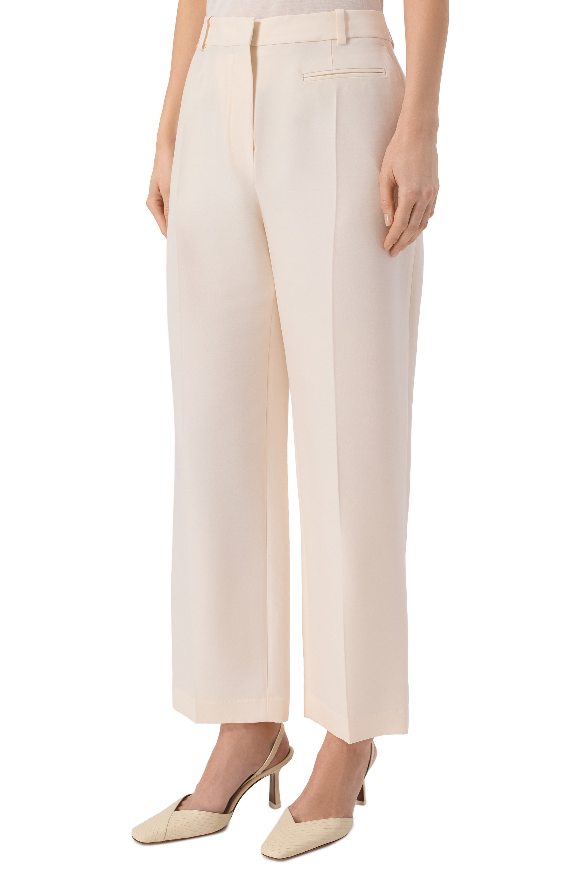 Брюки из шерсти и шелка 12 STOREEZ, арт. 137104, фото 3