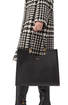 Женская сумка-тоут sicily shopper large DOLCE & GABBANA черного цвета, арт. BB7727/B7321 | Фото 2 (Материал: Натуральная кожа; Материал сплава: Проставлено; Размер: large; Драгоценные камни: Проставлено)