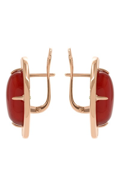 Серьги с сердоликом и хризолитами MOONKA, арт. ai-bg-er-sr, фото 3