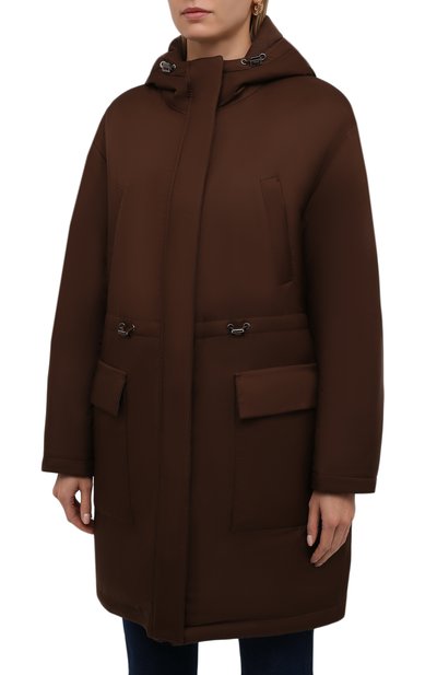 Пуховая парка LORO PIANA коричневого цвета по цене 437000 руб., арт. FAL8881, фото 3 Пуховая парка LORO PIANA, арт. FAL8881, фото 3