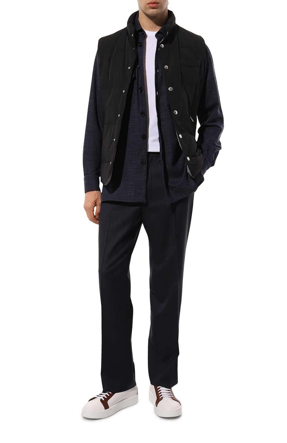 Рубашка из шерсти и шелка KITON, арт. UMC016K0643C, фото 2