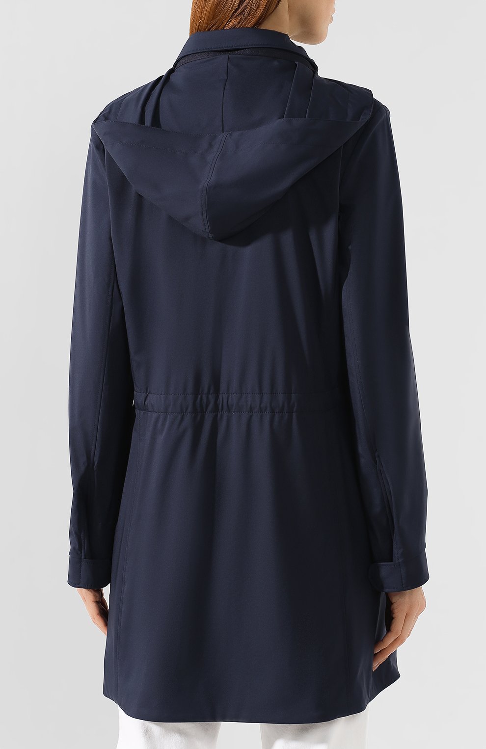 Парка с капюшоном LORO PIANA темно-синего цвета по цене 370000 руб., арт. FAI0949, фото 4 Парка с капюшоном LORO PIANA, арт. FAI0949, фото 4