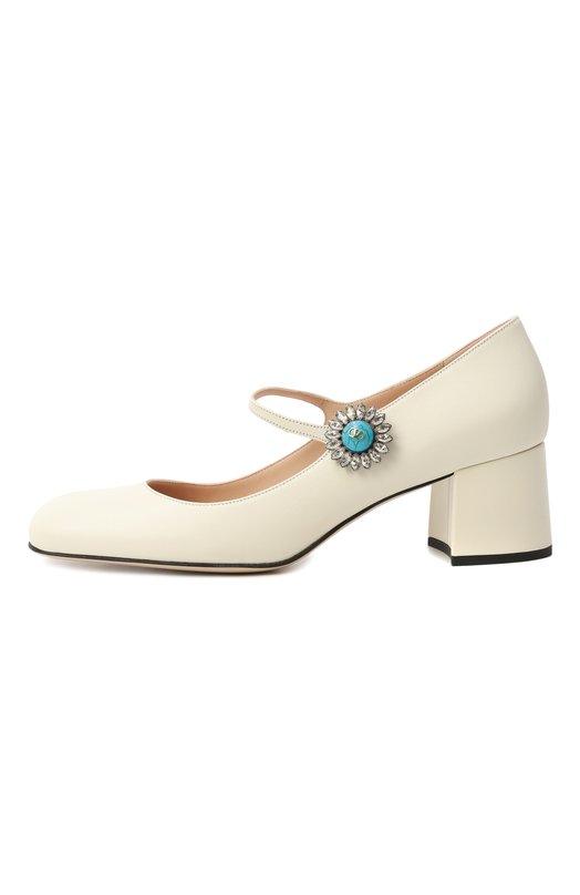 Кожаные туфли Preshoes 55 Valentino 7W2S0MC6/DHS Кремовый  7W2S0MC6/DHS Фото 4
