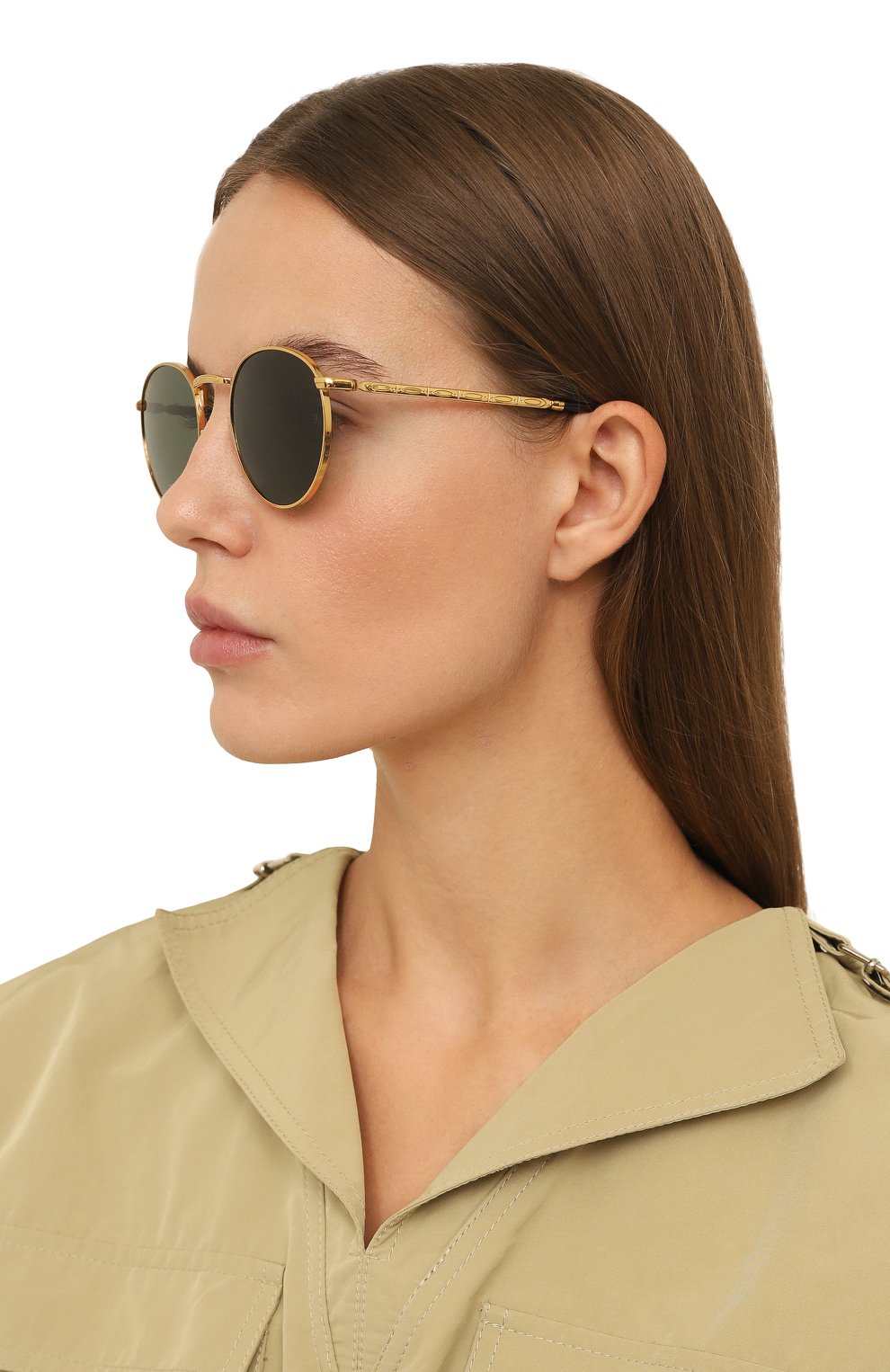 Солнцезащитные очки RAY-BAN зеленого цвета по цене 22500 руб., арт. 3637-919631, фото 2 Солнцезащитные очки RAY-BAN, арт. 3637-919631, фото 2