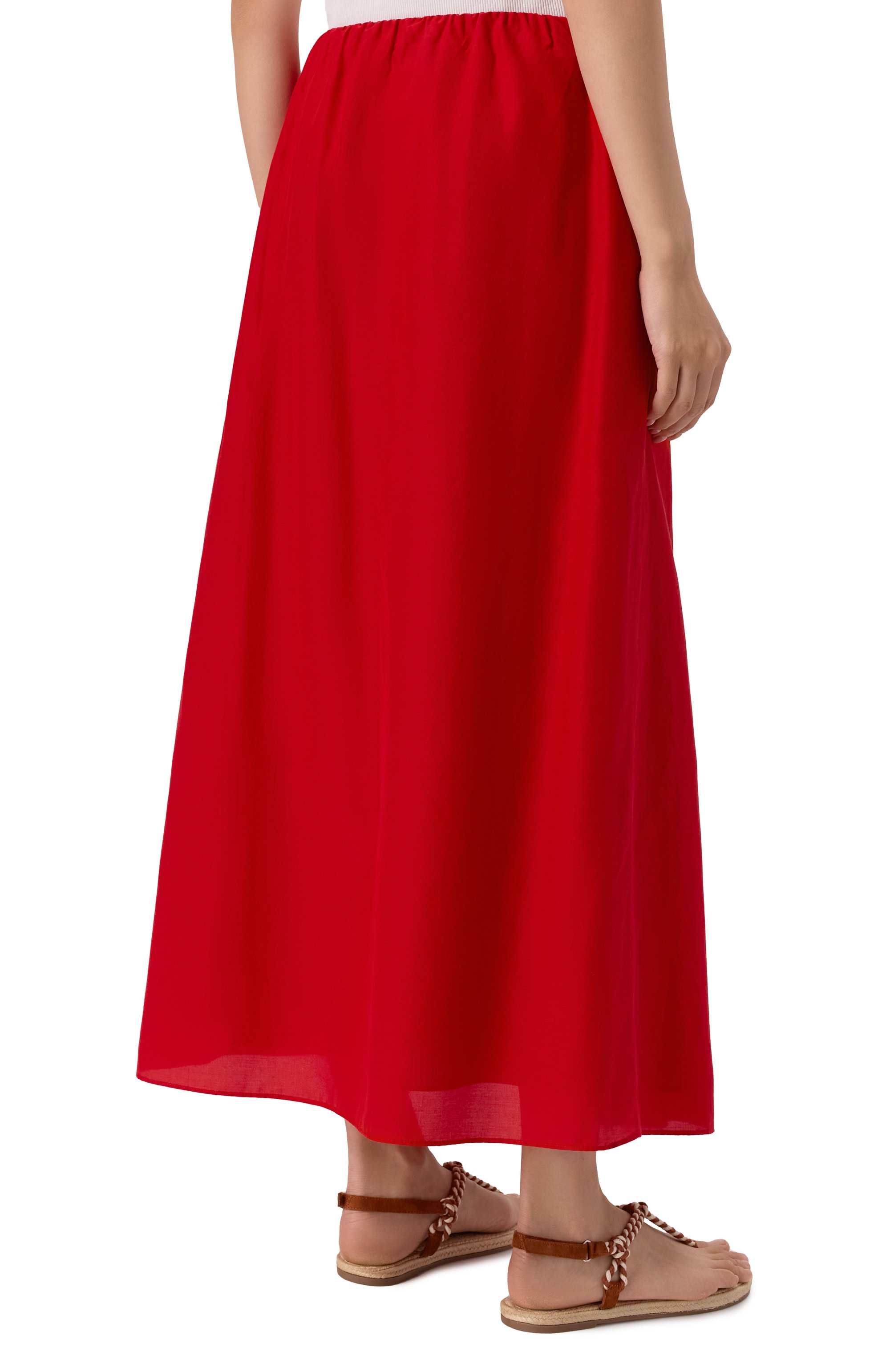 Юбка из хлопка и шелка LOULOU DE SAISON, арт. CARMEN, фото 4